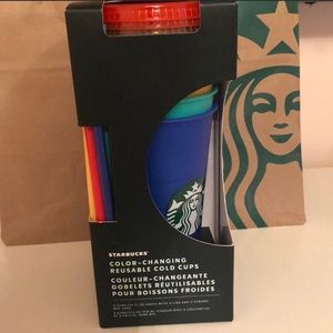 Starbucks color changing cups